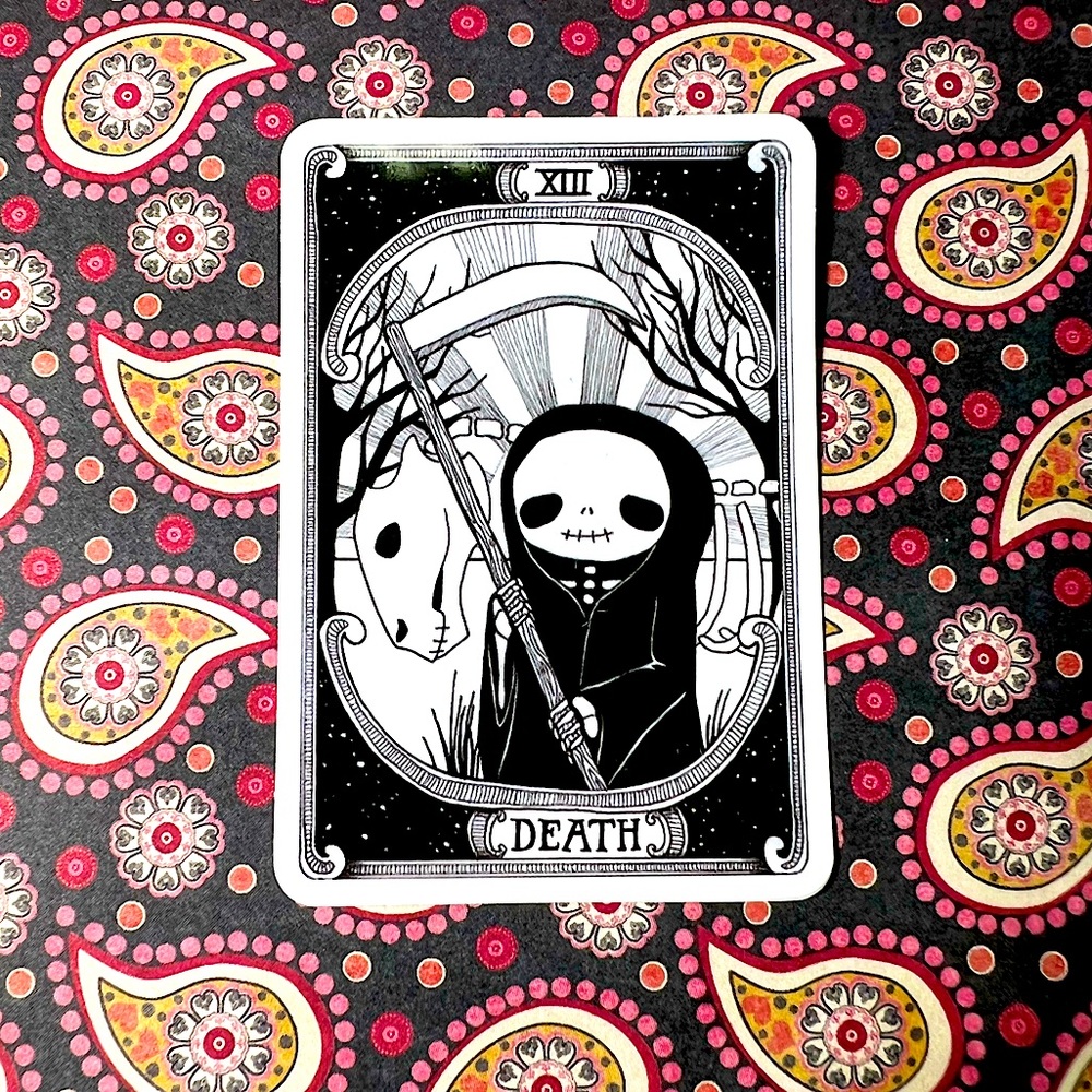 DEATH Tarot Witchy Spiritual Light Worker Magick Occult Tarot Reader Fortune